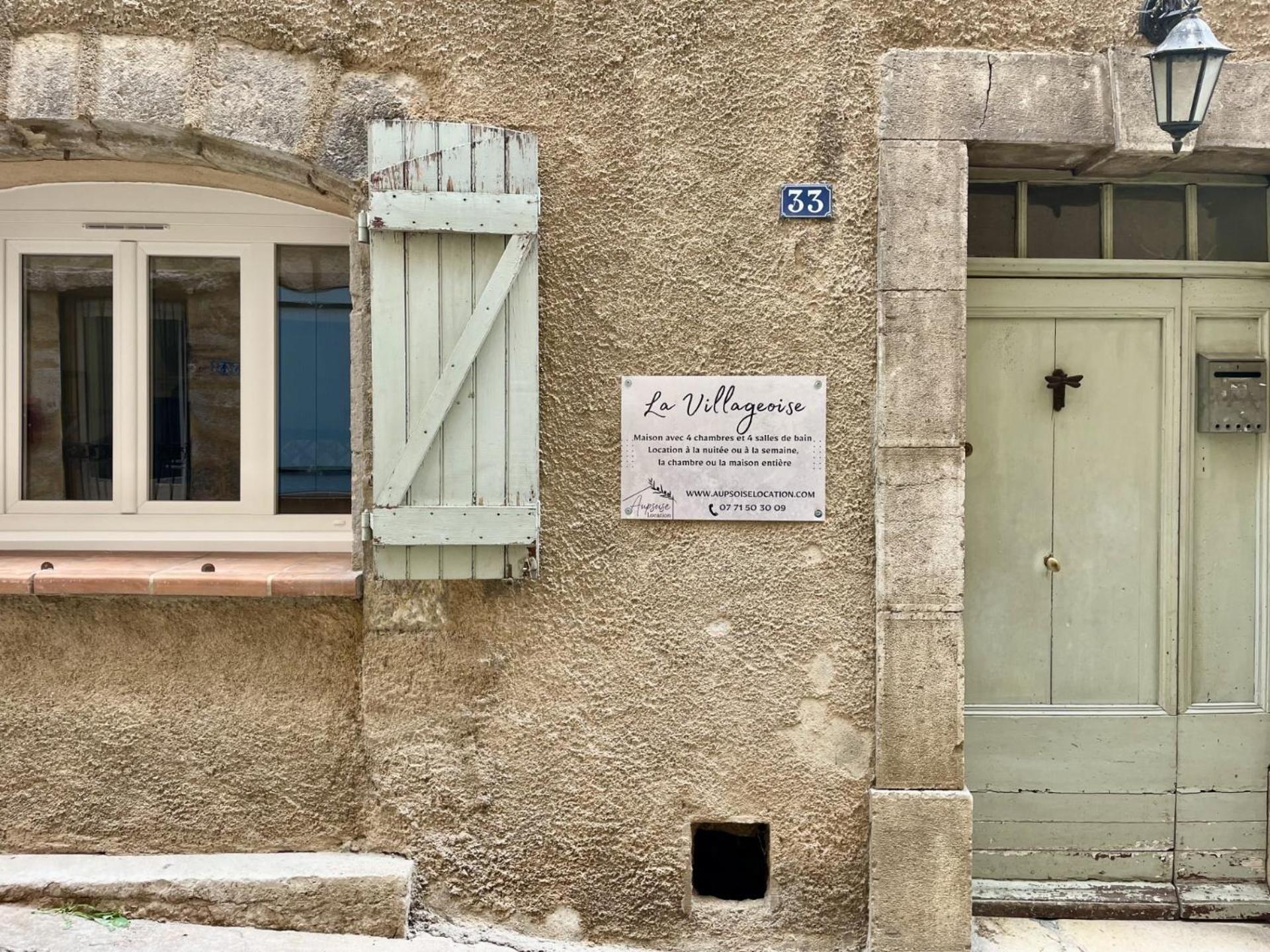 La Villageoise Aups Exterior foto